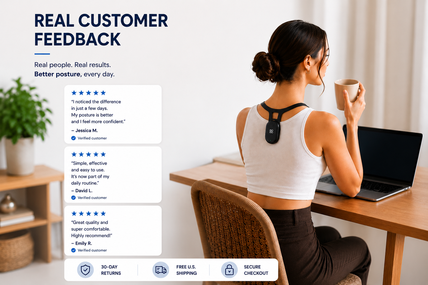 Smart Posture Trainer by NIERIX