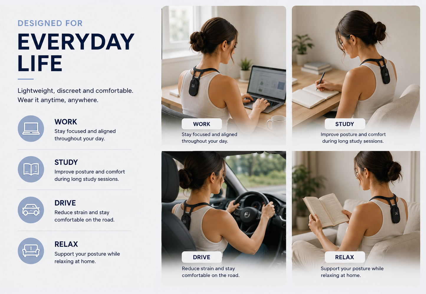 Smart Posture Trainer by NIERIX